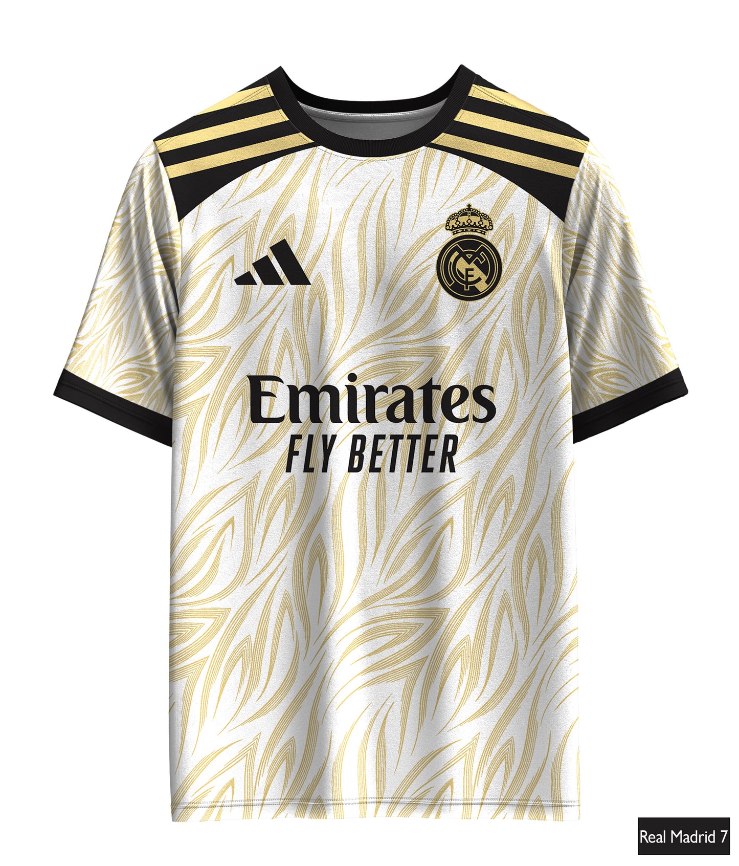Real Madrid Special Edition 25 In White, Black and Yellow