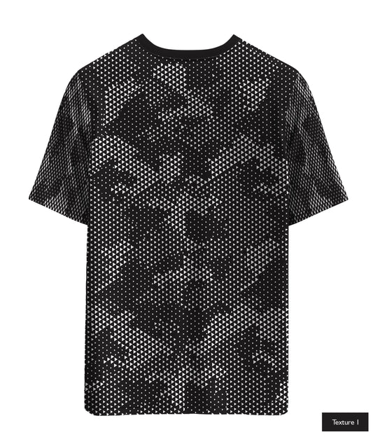 Triangular Grid In White