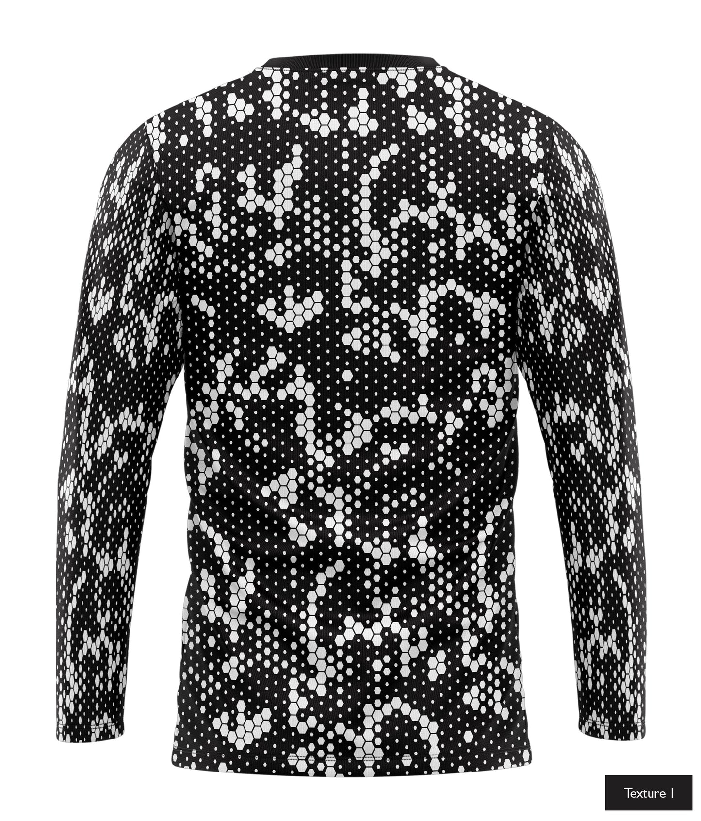 Hexagonal Halftone In White