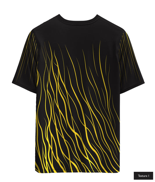 Abstract Wave In Yellow