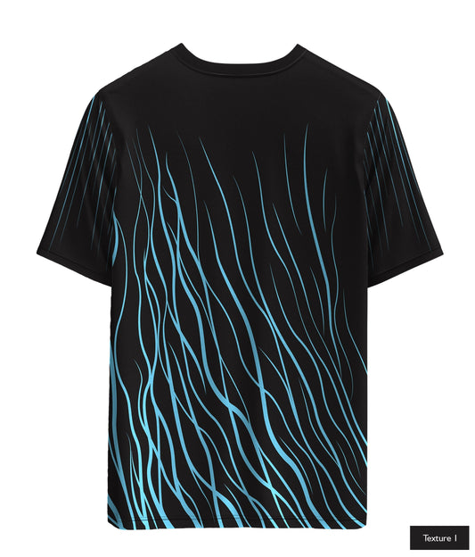 Abstract Wave In Sky Blue