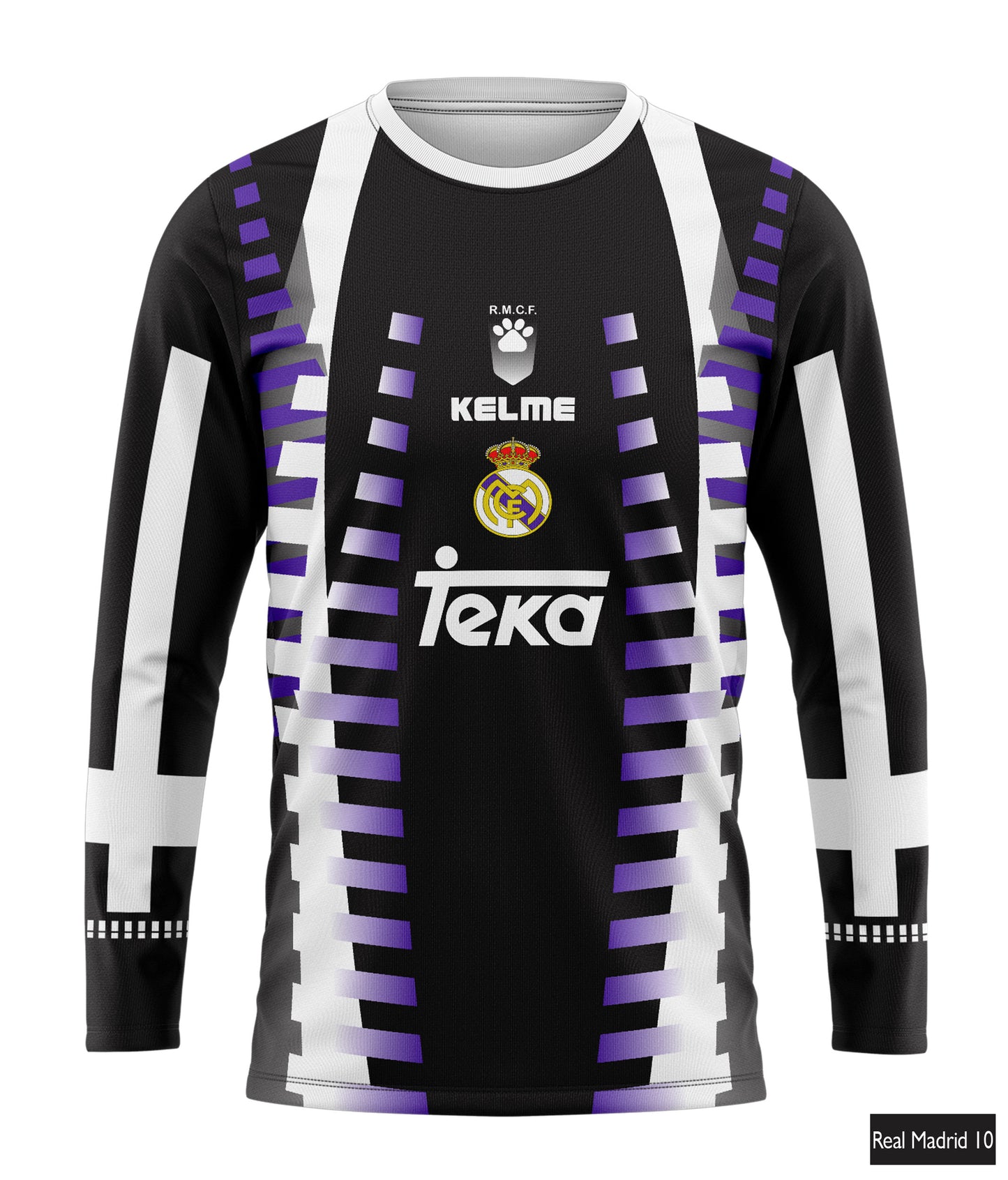 Real Madrid Black Retro Third Shirt 1997/98