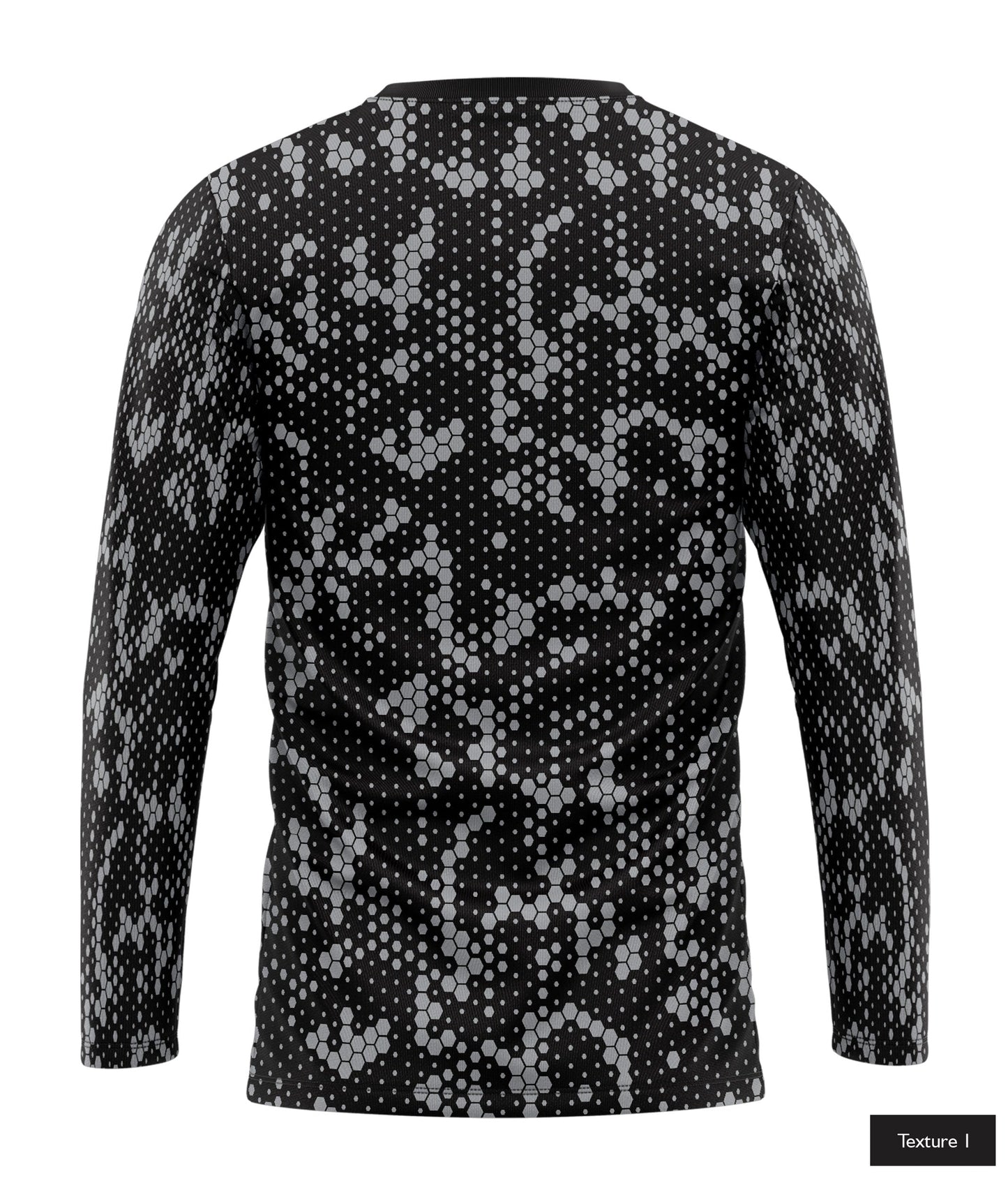 Hexagonal Halftone In Light Grey