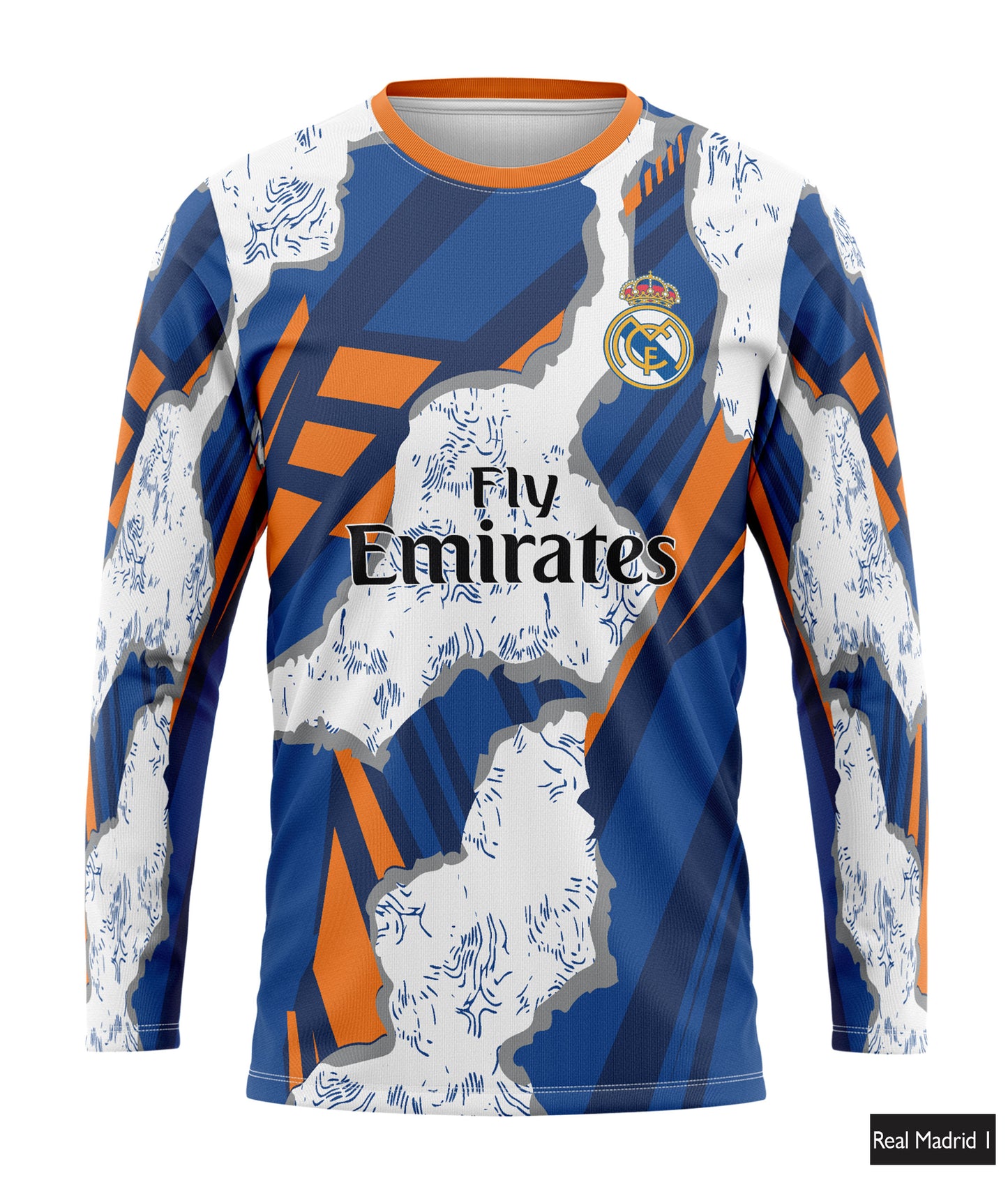 Real Madrid Special Edition In White, Orange and Blue
