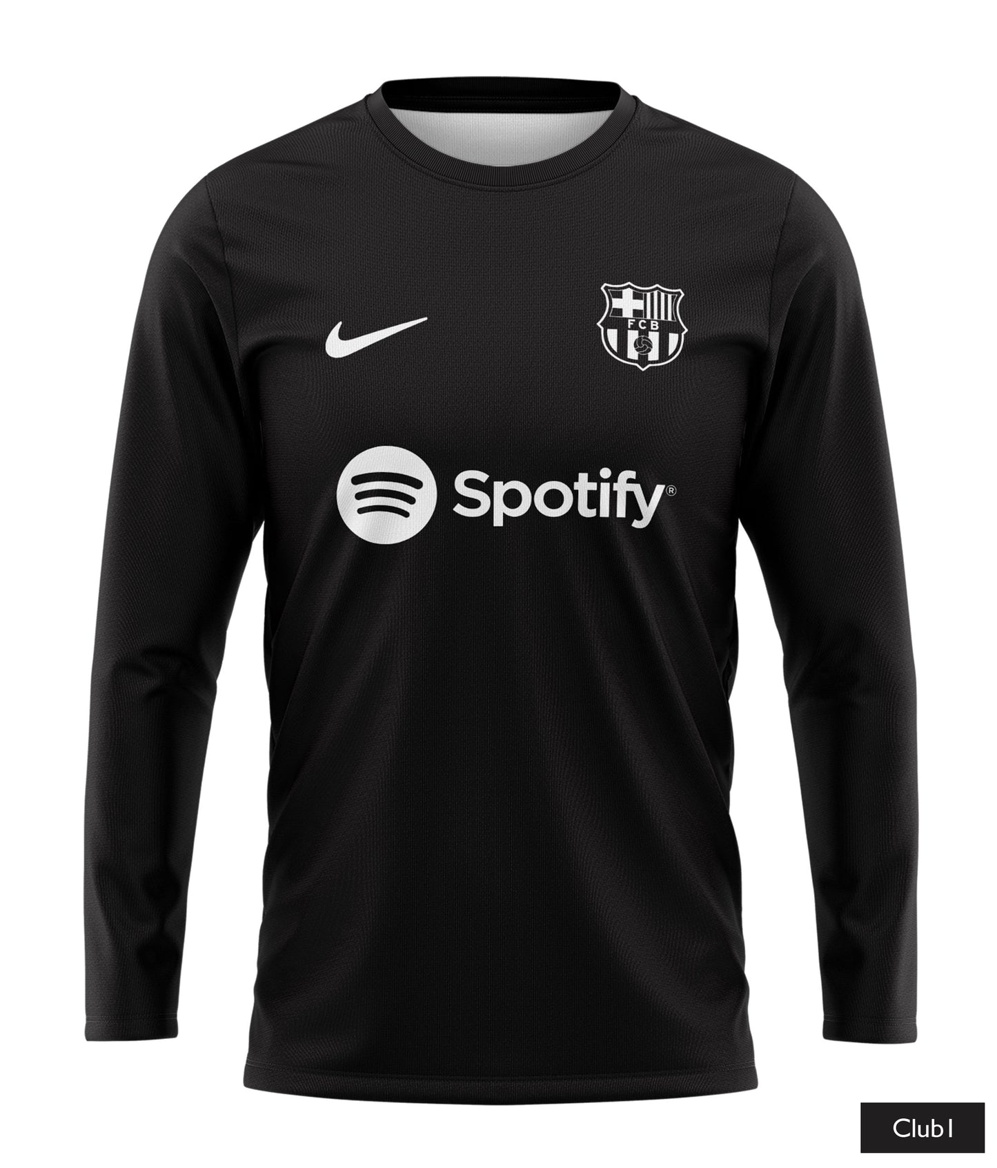 Messi Barcelona Shirt In Black And White With His Name