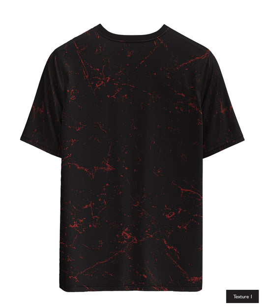 Cosmic Veins In Maroon