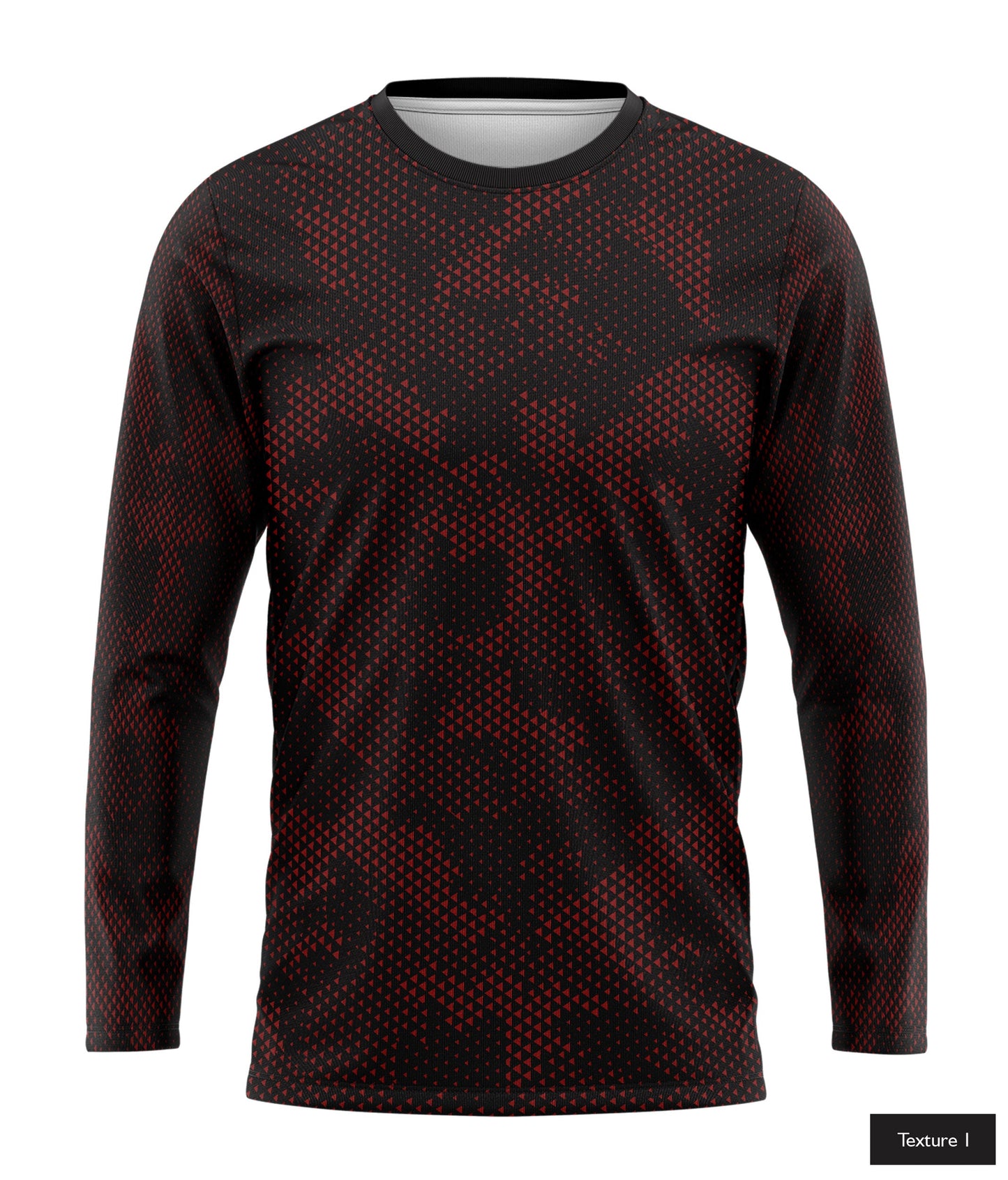 Triangular Grid In Maroon