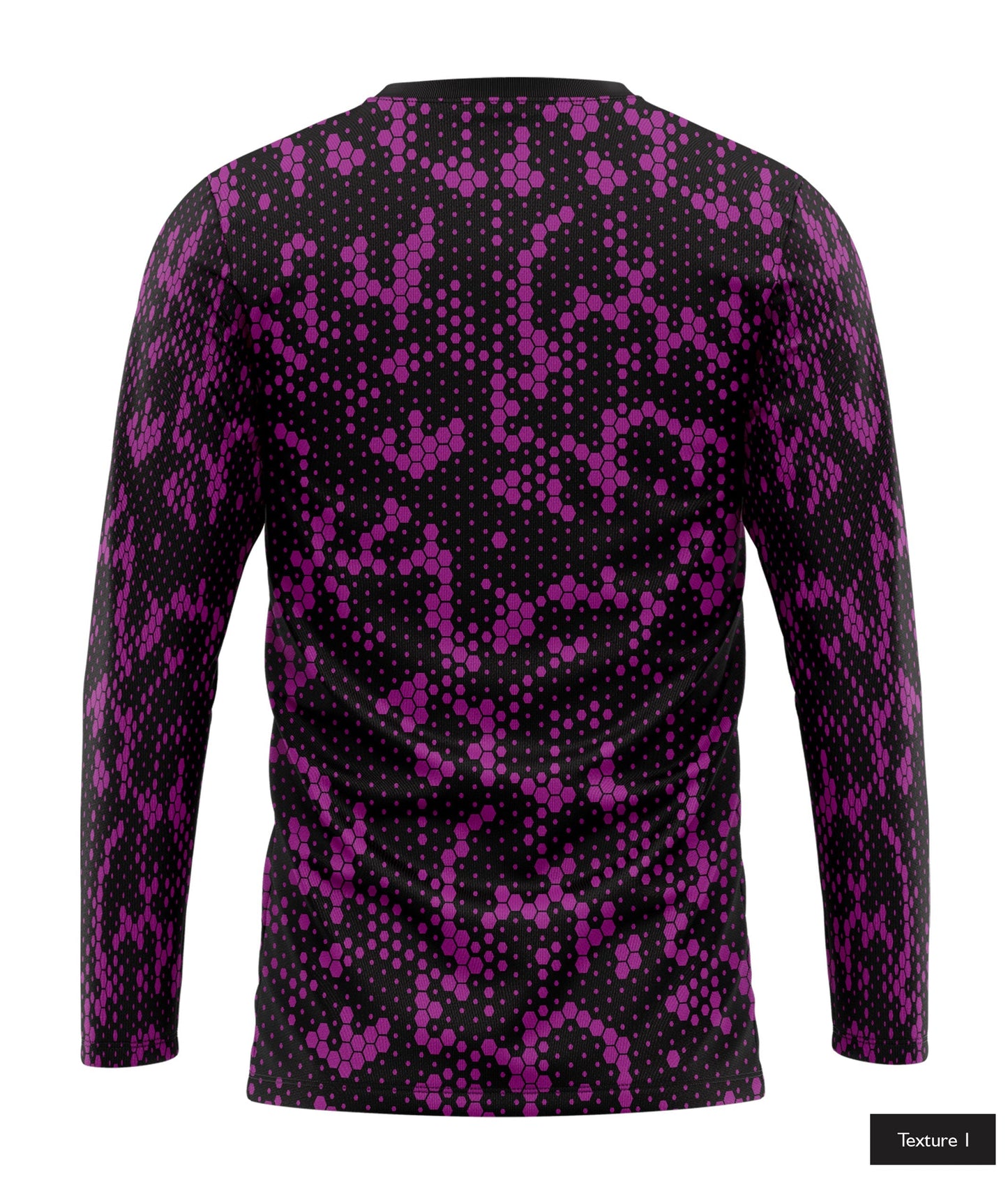 Hexagonal Halftone In Purple
