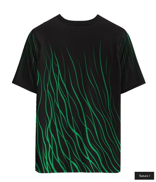 Abstract Wave In Green