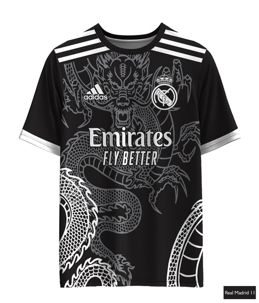 Real Madrid Dragon Edition in Black & White
