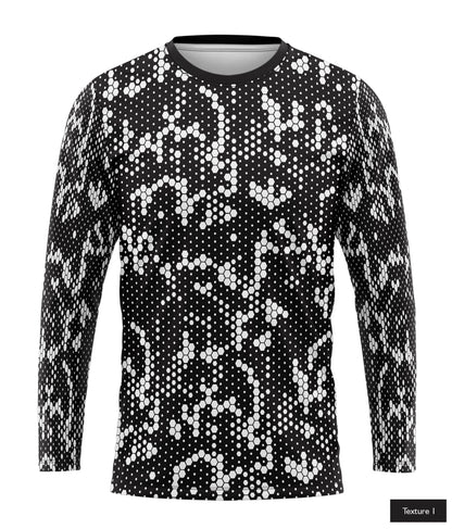 Hexagonal Halftone In White