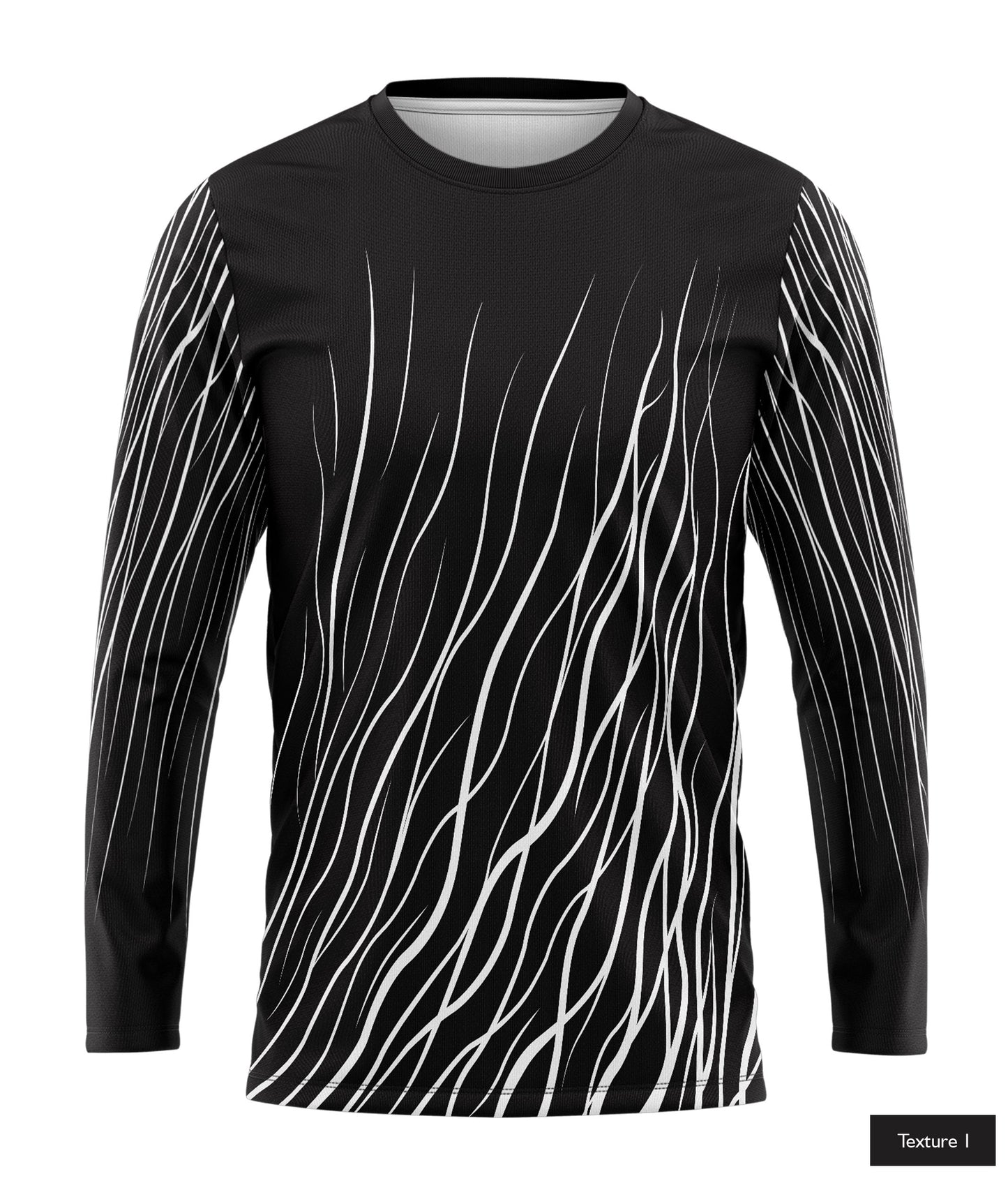 Abstract Wave In White