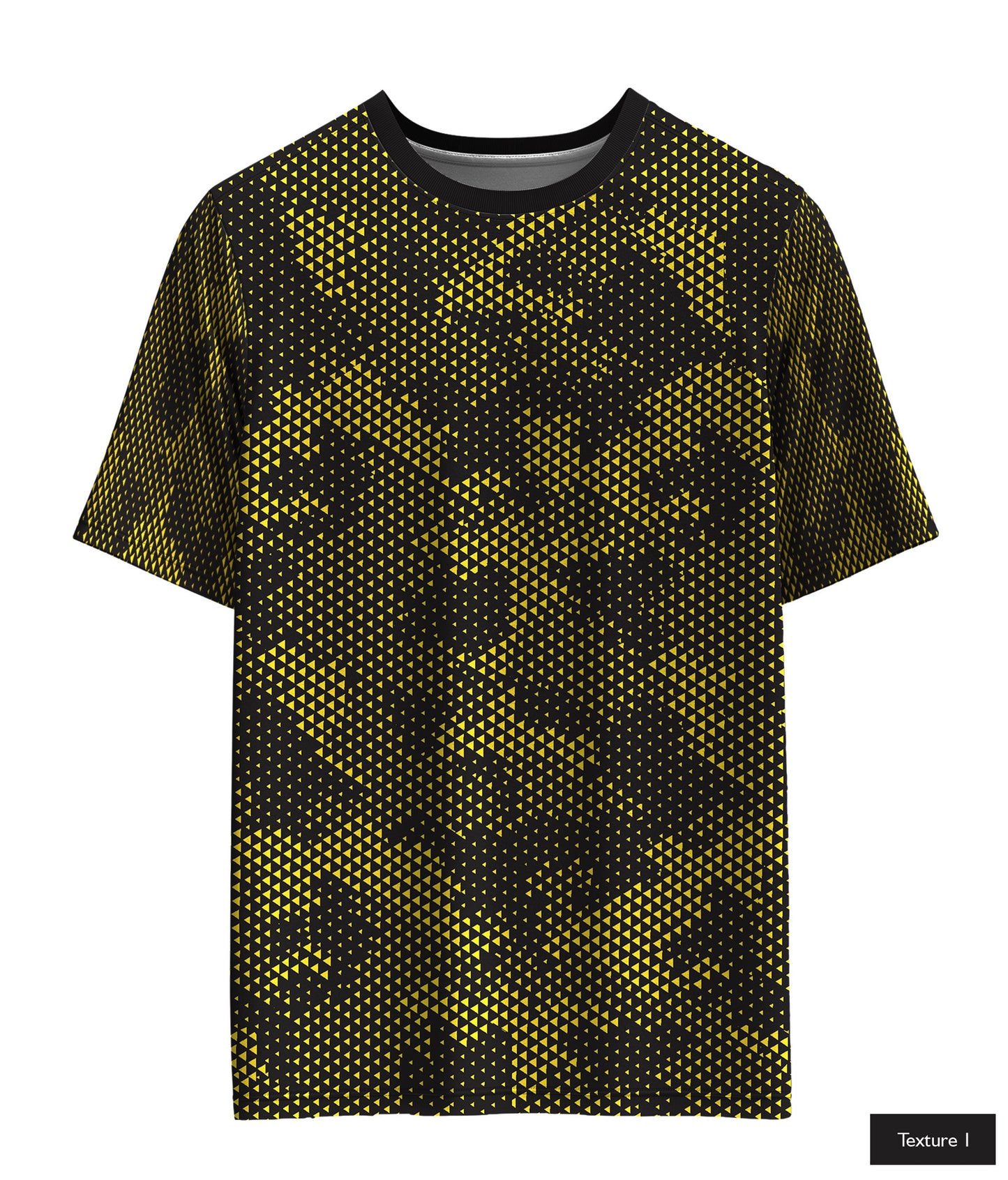 Triangular Grid In Yellow