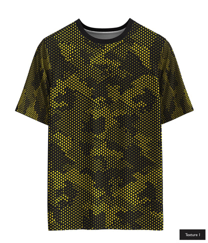 Triangular Grid In Yellow