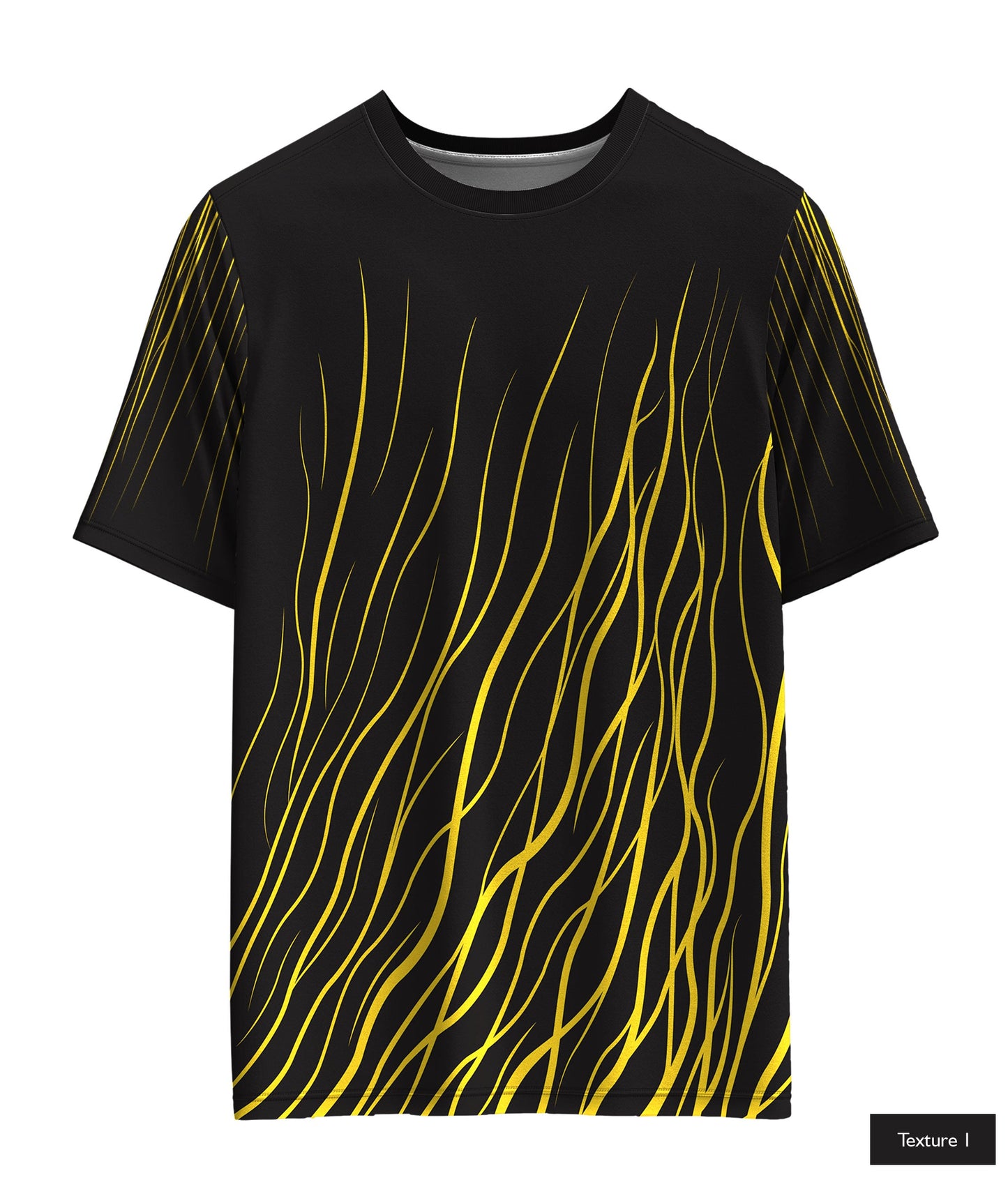 Abstract Wave In Yellow
