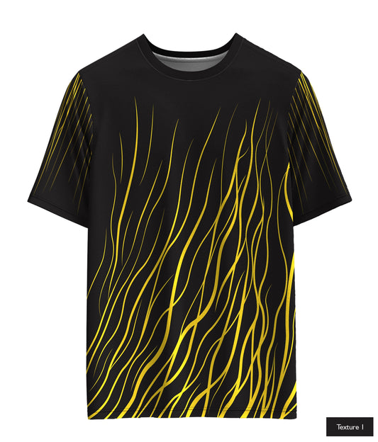 Abstract Wave In Yellow
