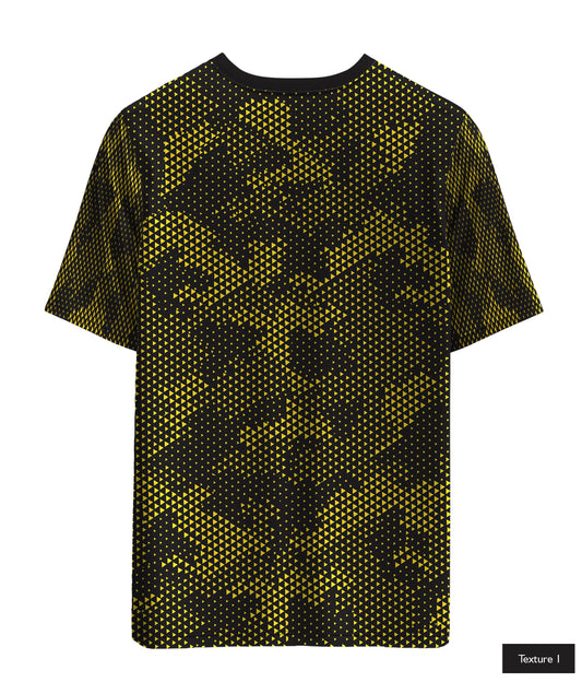 Triangular Grid In Yellow