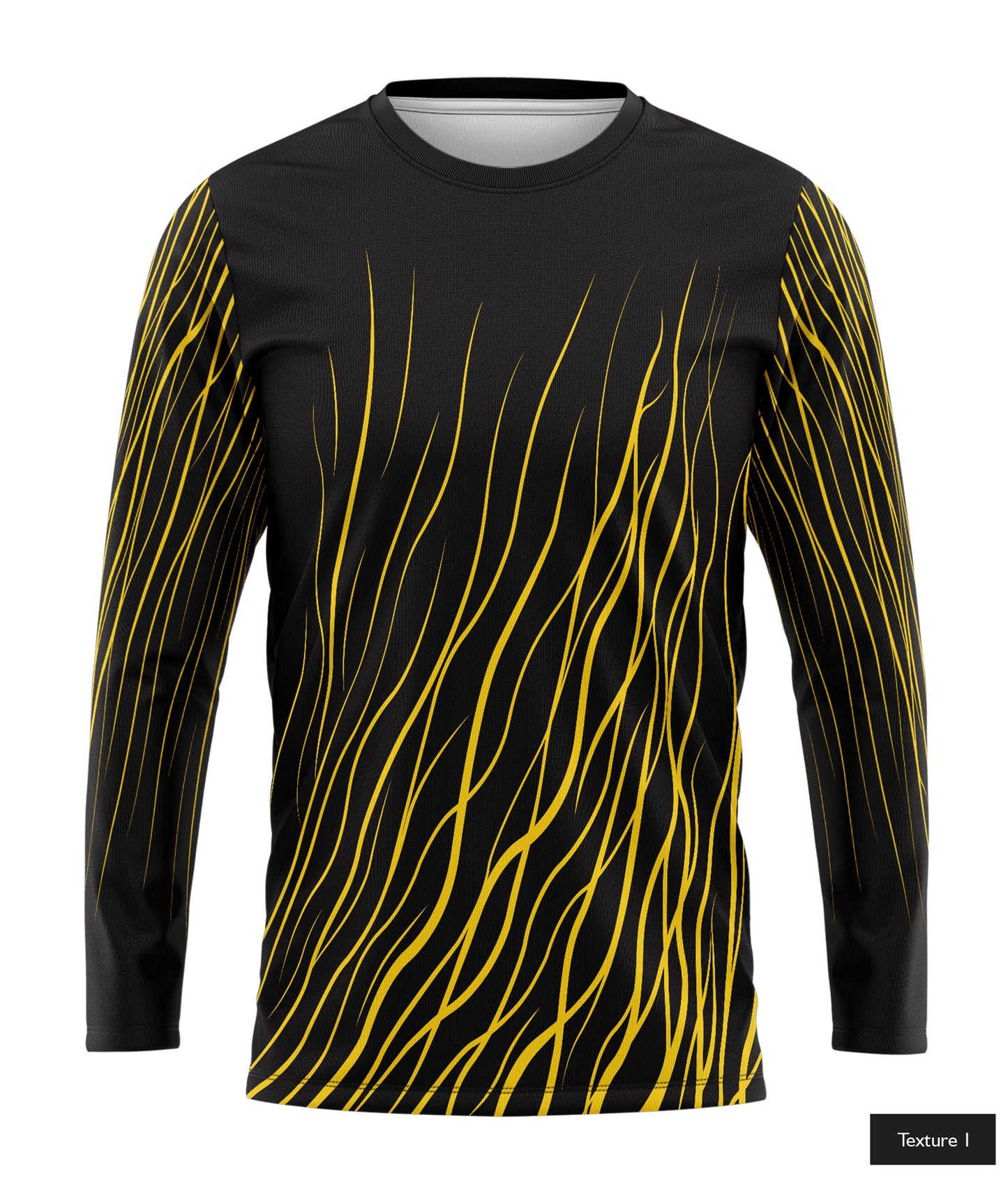 Abstract Wave In Yellow