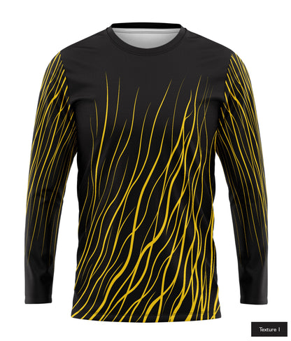 Abstract Wave In Yellow
