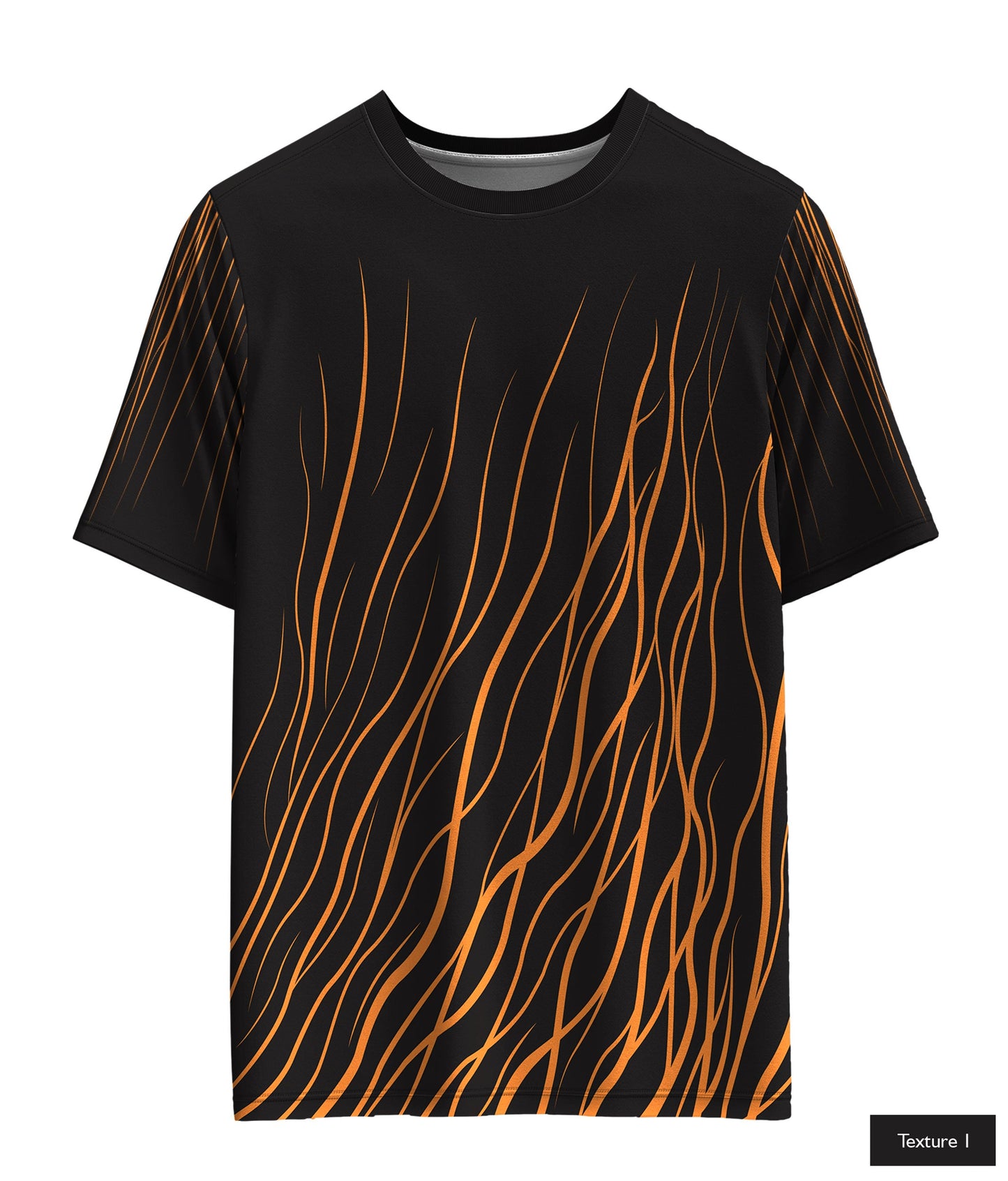 Abstract Wave In Orange