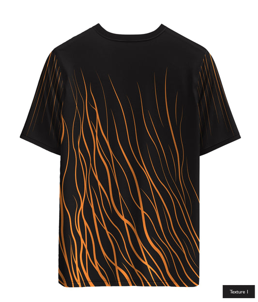 Abstract Wave In Orange