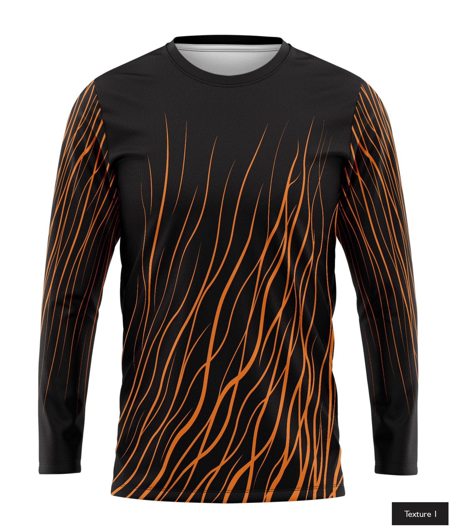 Abstract Wave In Orange