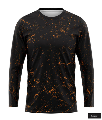 Cosmic Veins In Orange