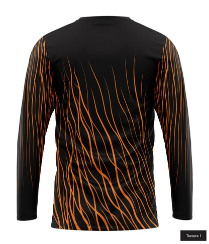 Abstract Wave In Orange