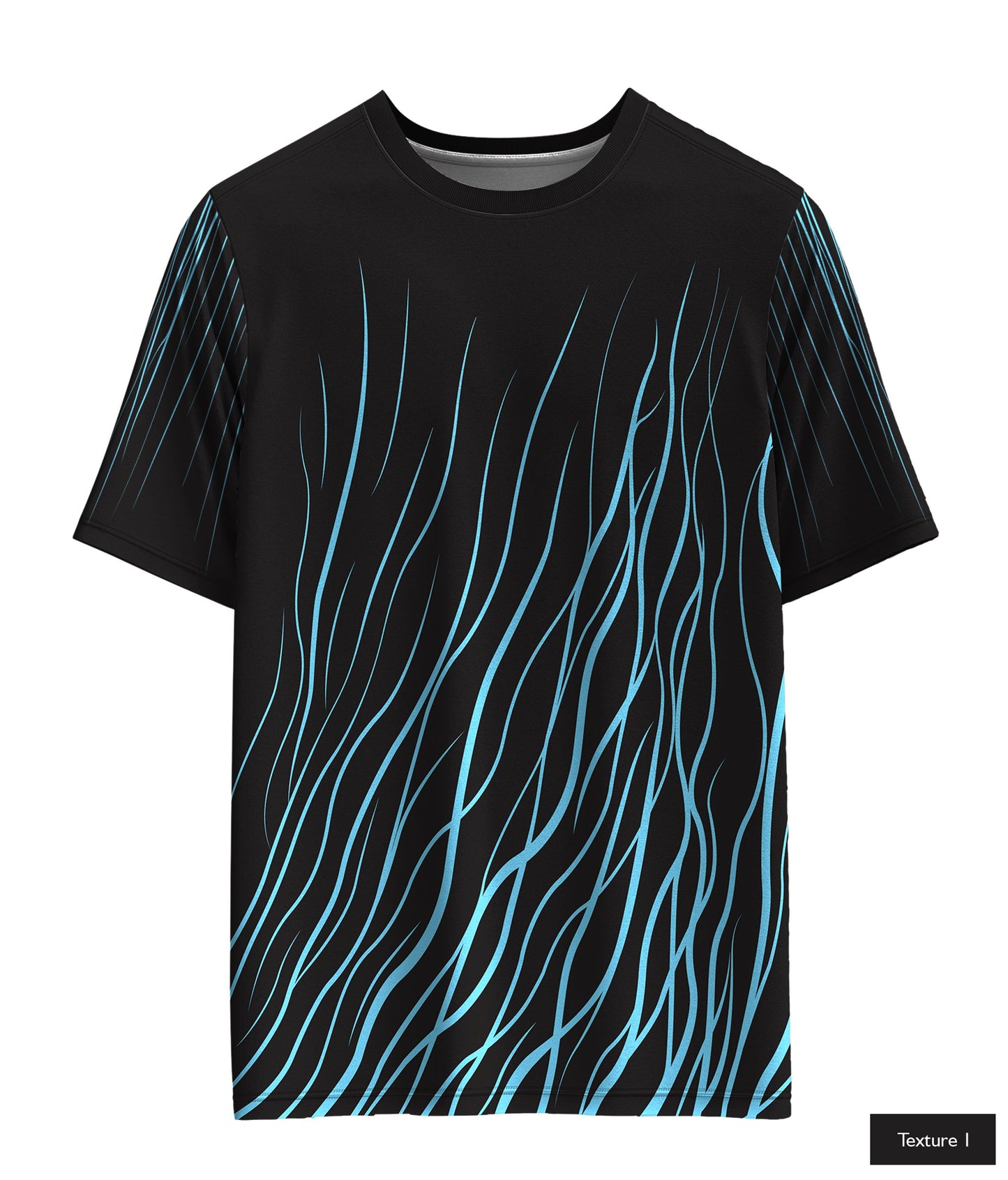 Abstract Wave In Sky Blue