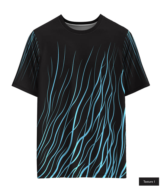 Abstract Wave In Sky Blue