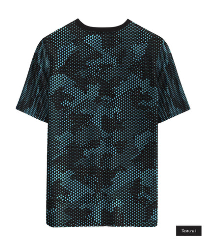 Triangular Grid In Sky Blue
