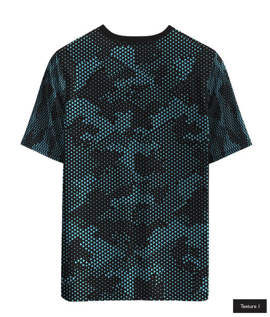 Triangular Grid In Sky Blue