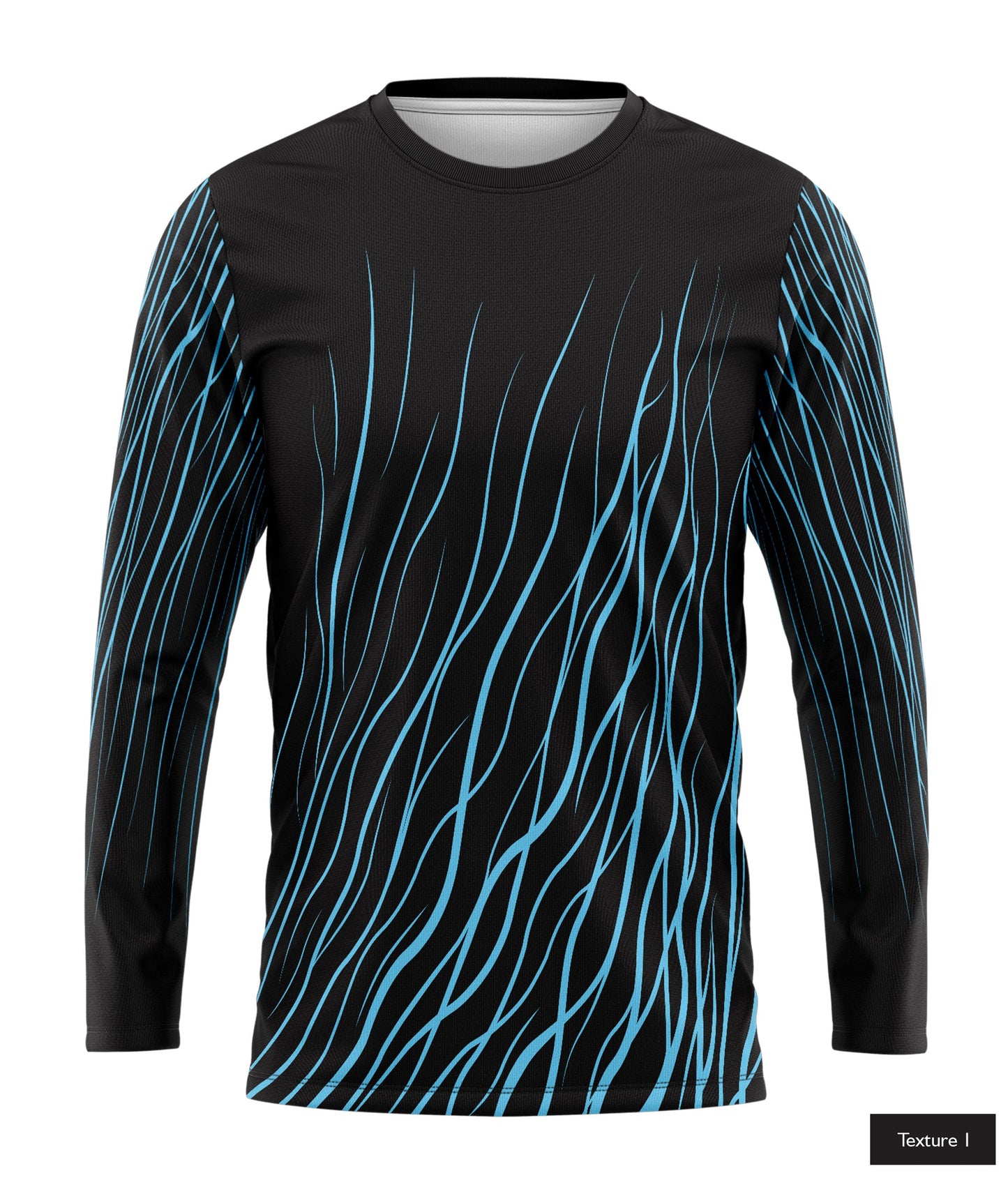 Abstract Wave In Sky Blue