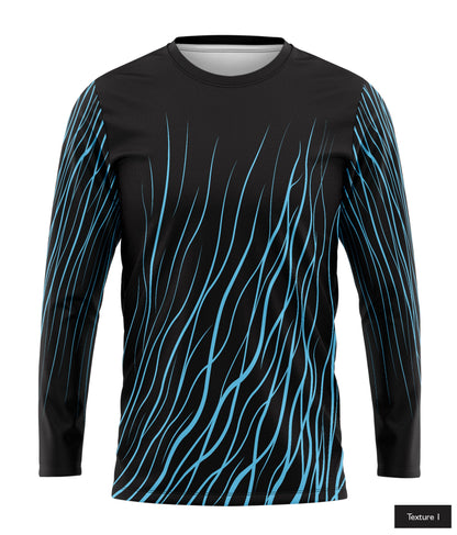 Abstract Wave In Sky Blue