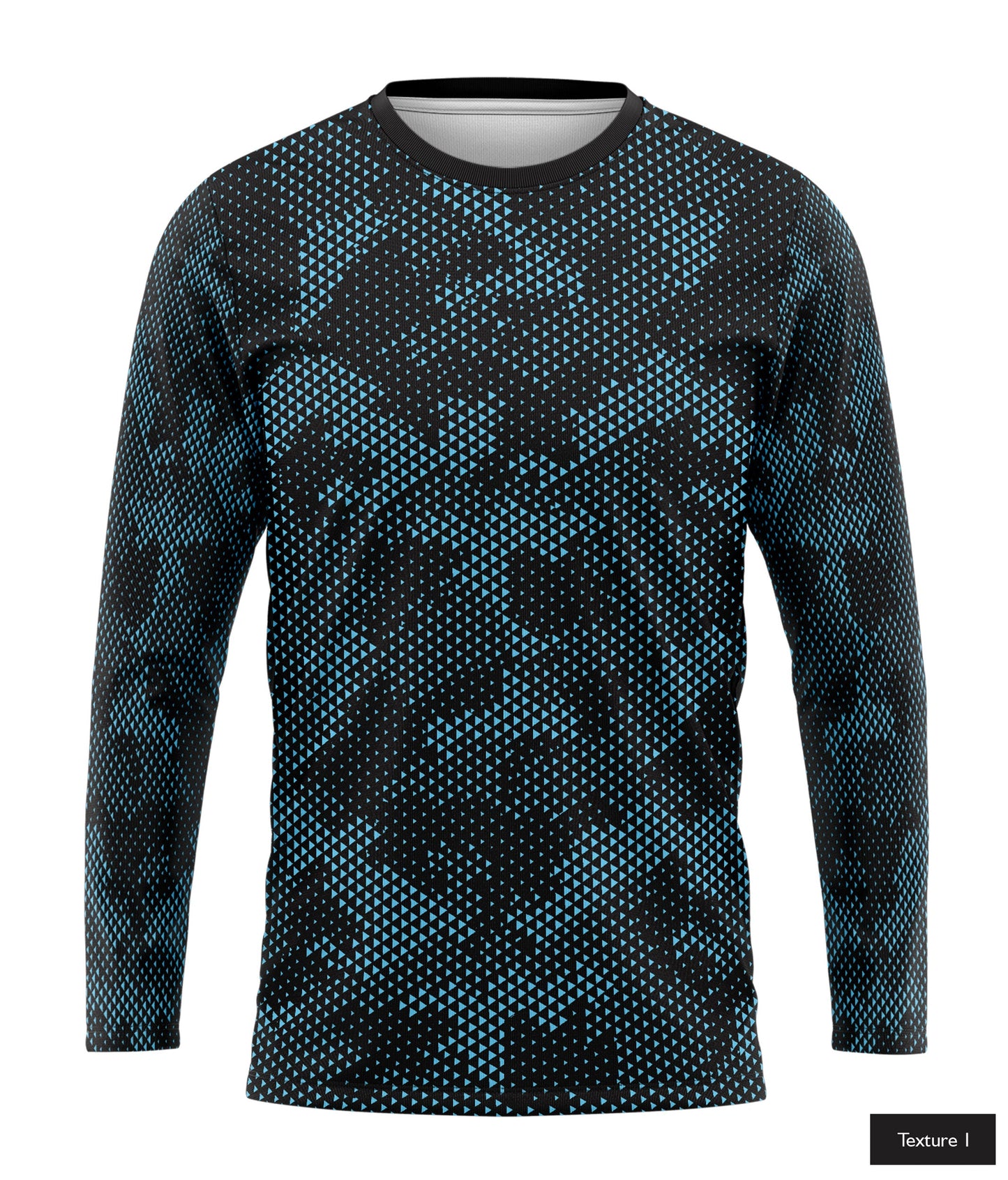 Triangular Grid In Sky Blue