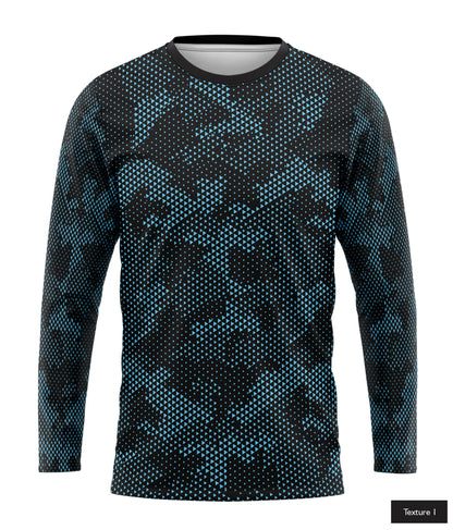 Triangular Grid In Sky Blue