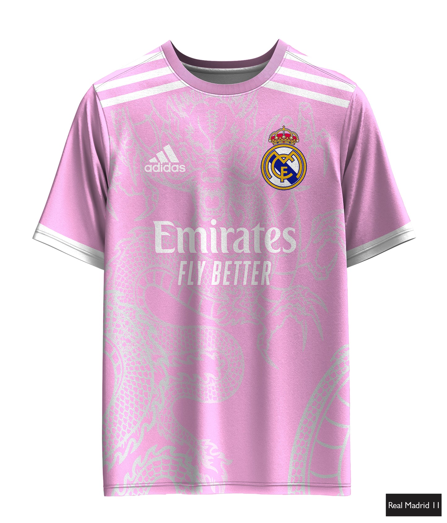Real Madrid Dragon Edition in Pink & White