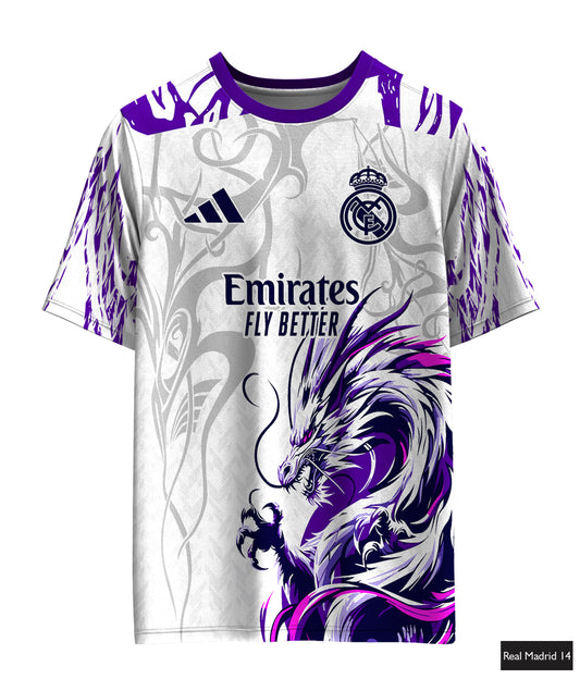 Real Madrid White And Purple Dragon Edition