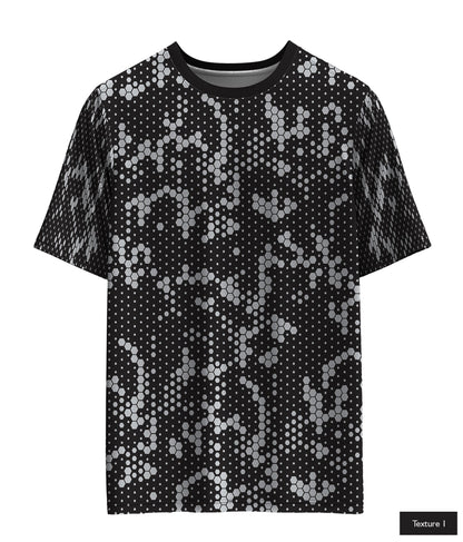 Hexagonal Halftone In Light Grey