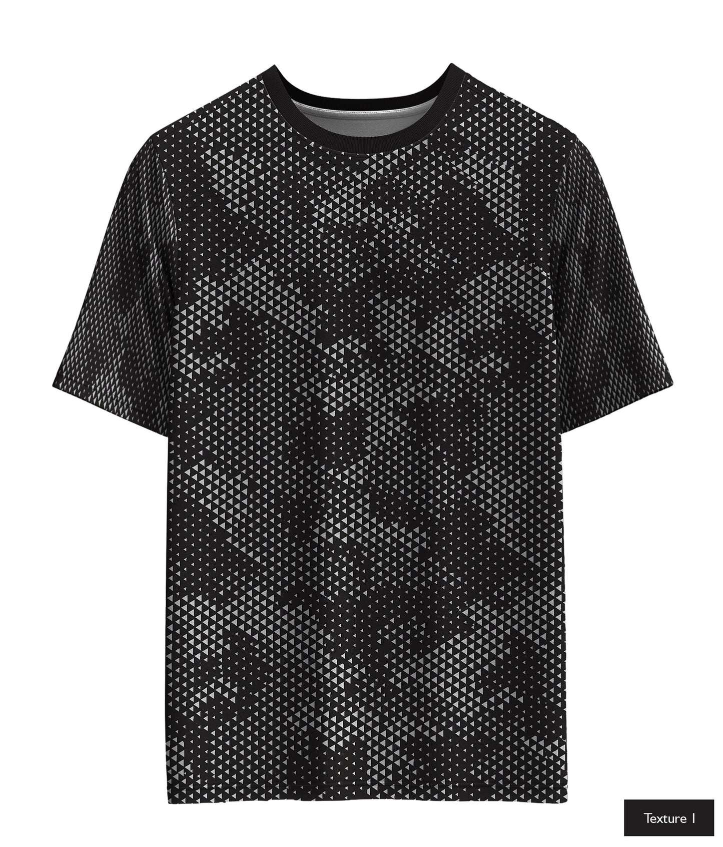 Triangular Grid In Light Grey