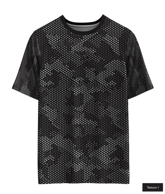 Triangular Grid In Light Grey