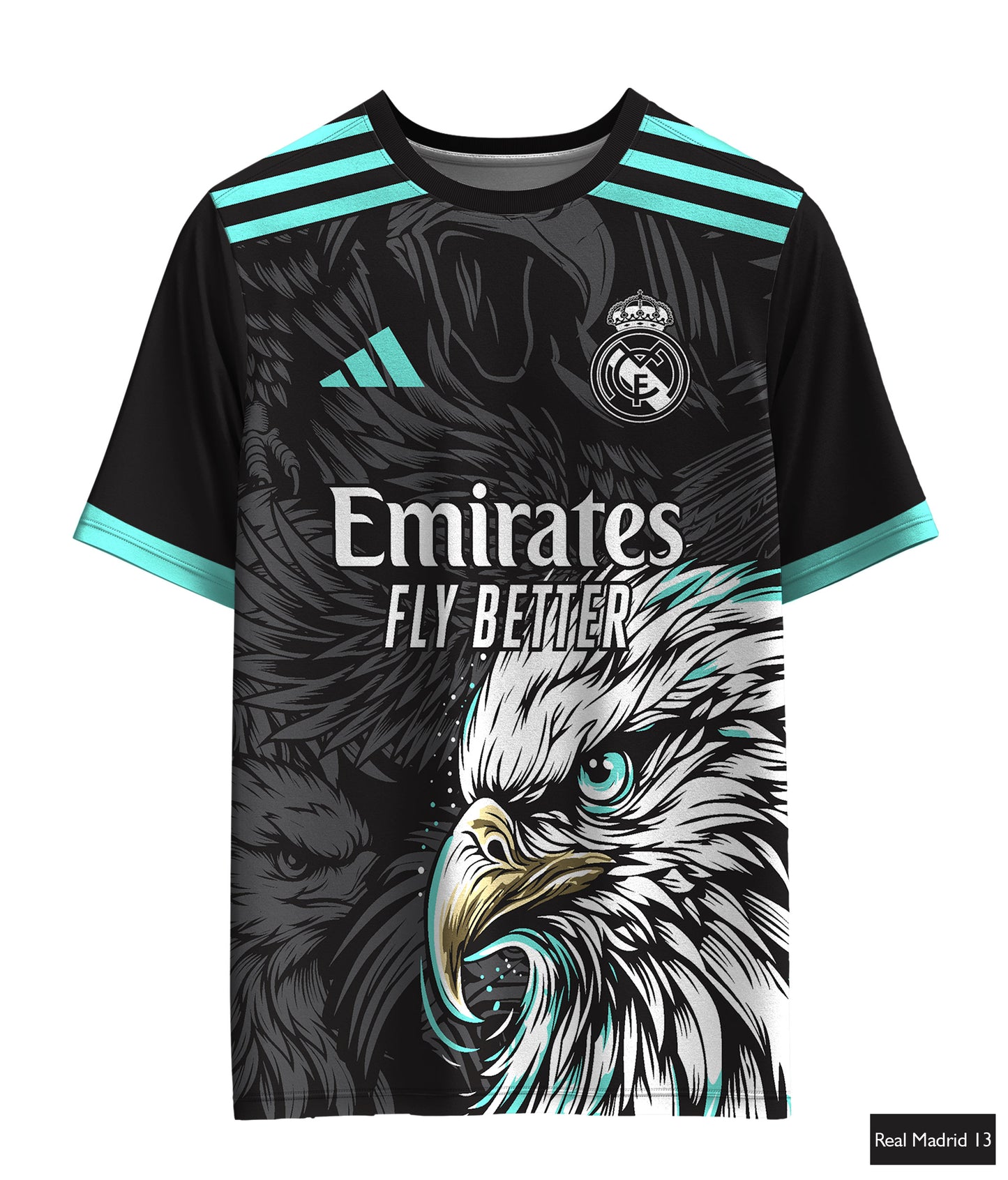 Real Madrid White And Blue Eagle Edition