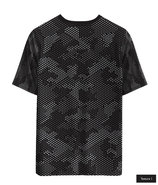 Triangular Grid In Light Grey
