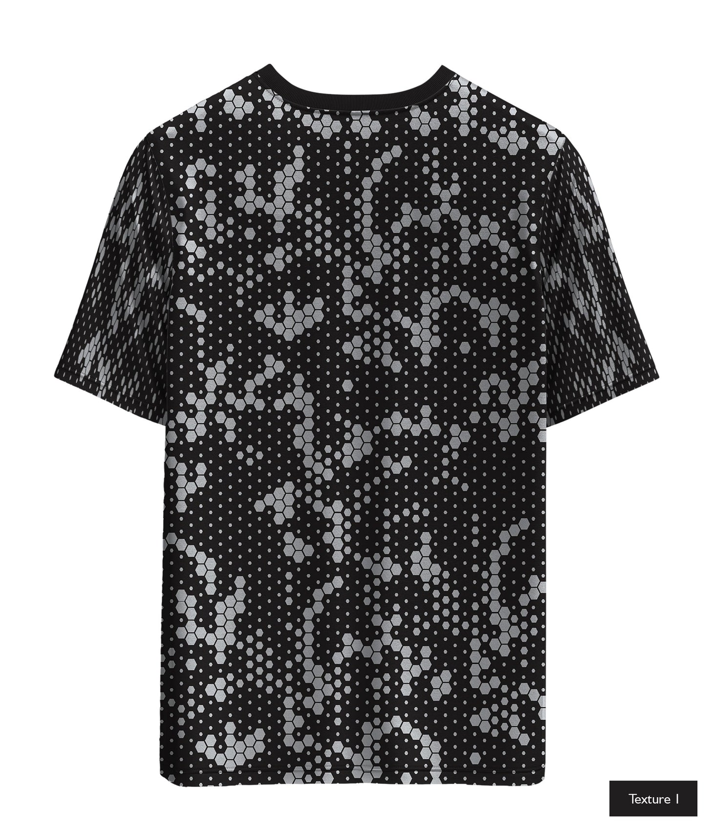 Hexagonal Halftone In Light Grey