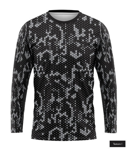 Hexagonal Halftone In Light Grey