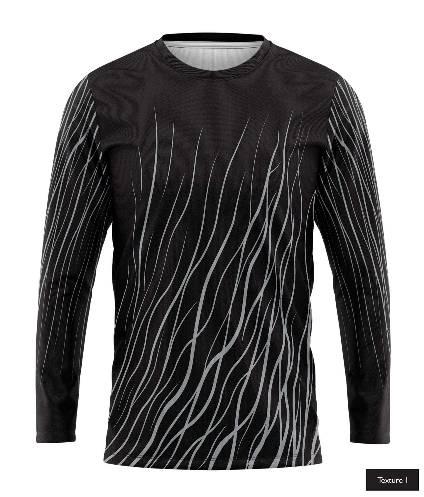 Abstract Wave In Light Grey
