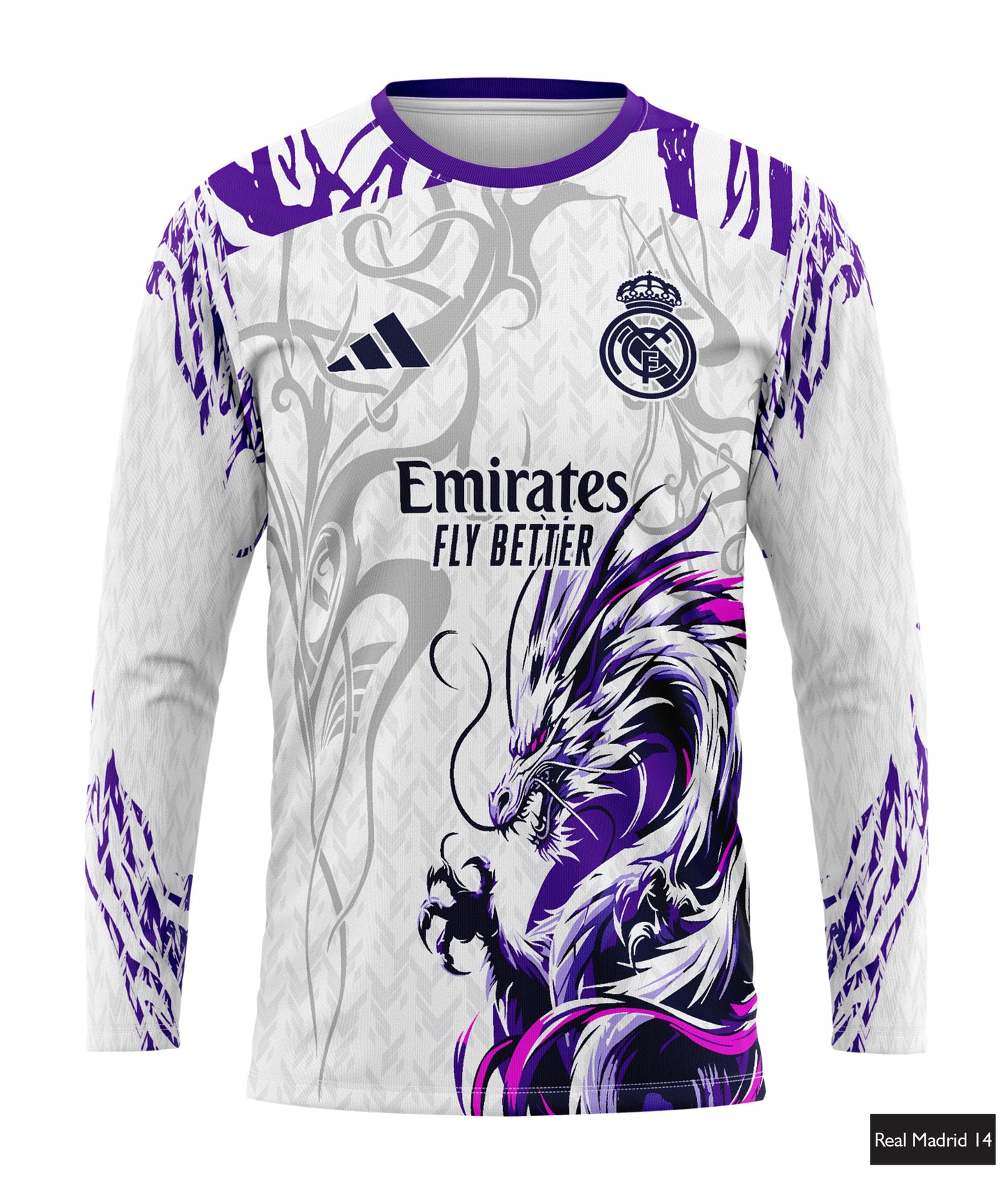 Real Madrid White And Purple Dragon Edition