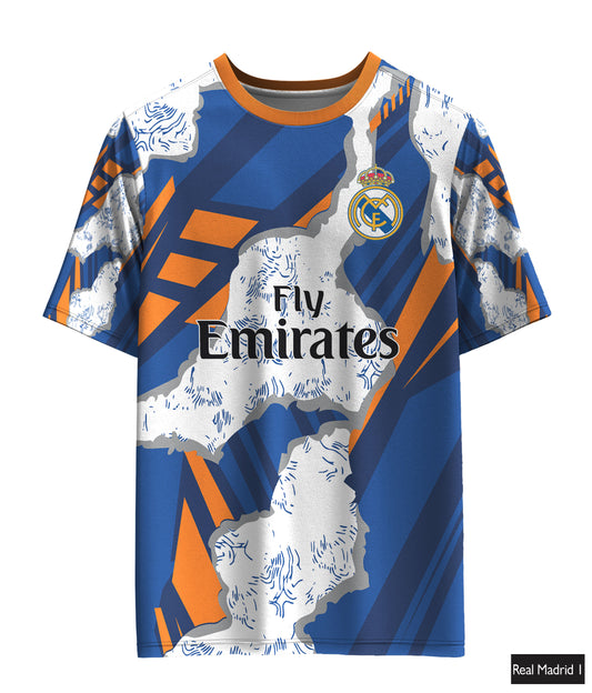Real Madrid Special Edition In White, Orange and Blue