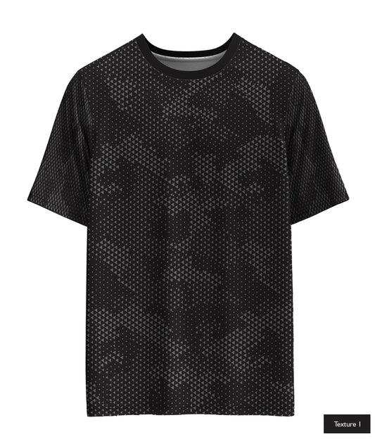 Triangular Grid In Dark Grey