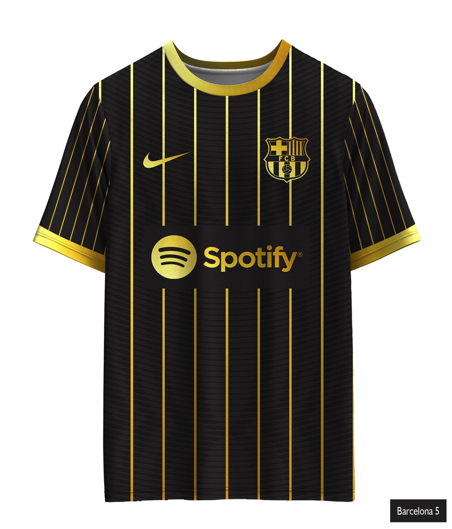 Barcelona FC In Gold And Black Edition